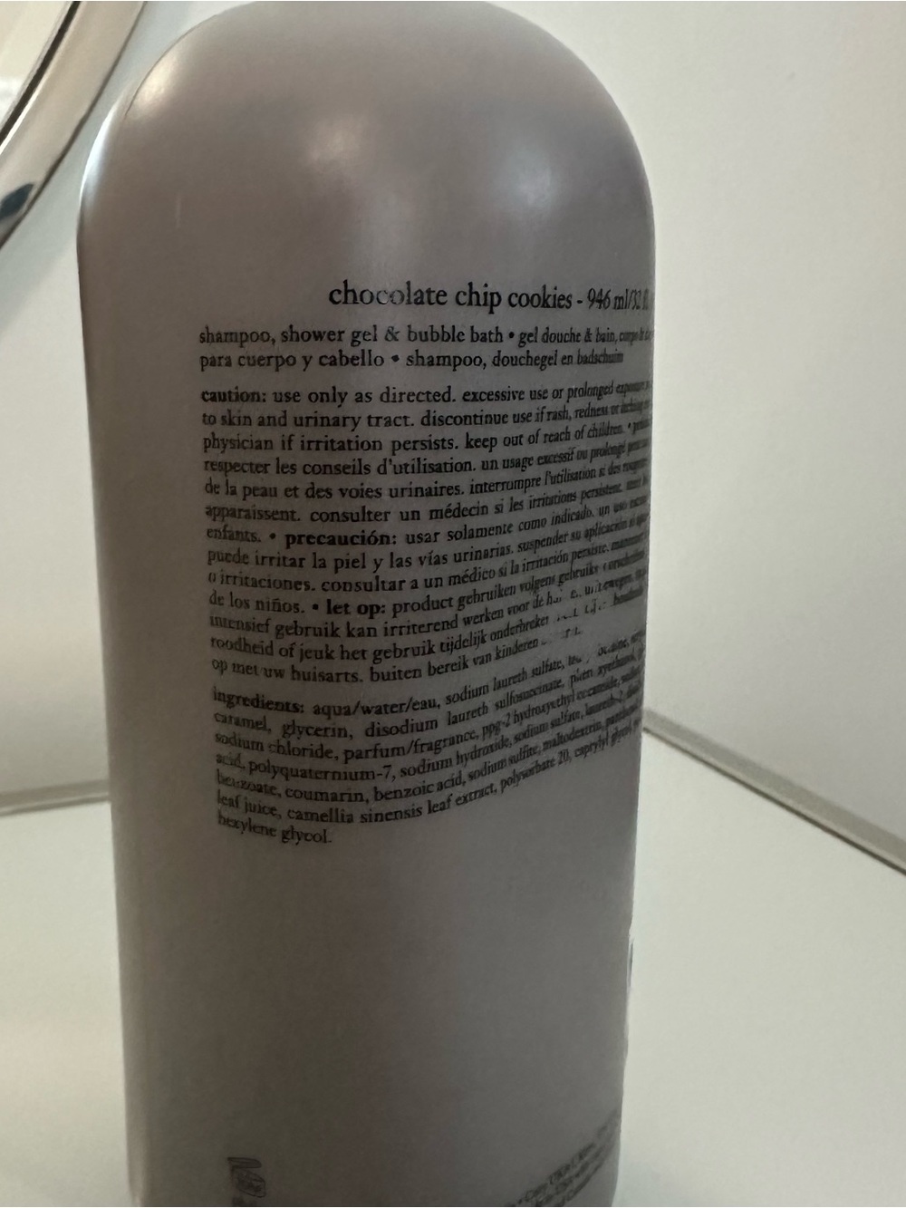 Philosophy Chocolate Chip Cookies Shower Gel & Bubble Bath 32 oz - Picture 2 of 3